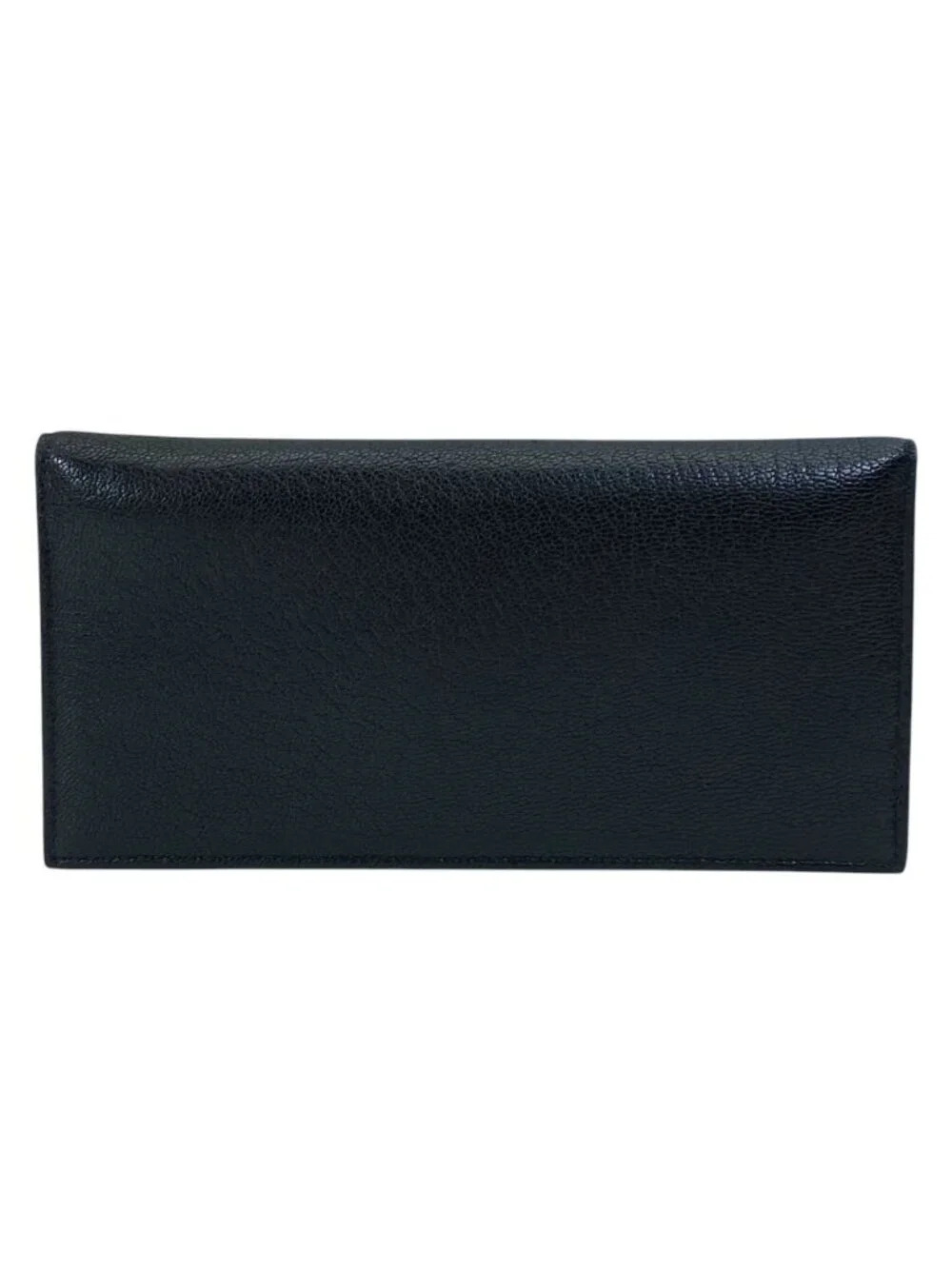 Bottega Veneta Bifold Wallet Leather Black Blue Practical Daily